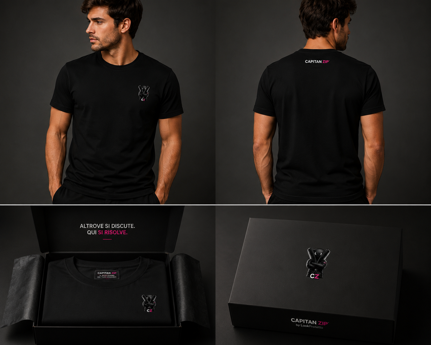 Maglietta Capitan Zip